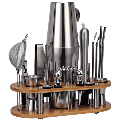 23-Piece Cocktail Shaker, Bartender Kit